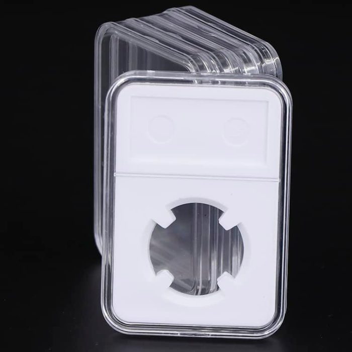 9.5-40MM Acrylic Plastic Coin Slab Display Holder Storage Case Clear Acrylic Cases for Coin Organize and Collection Protector