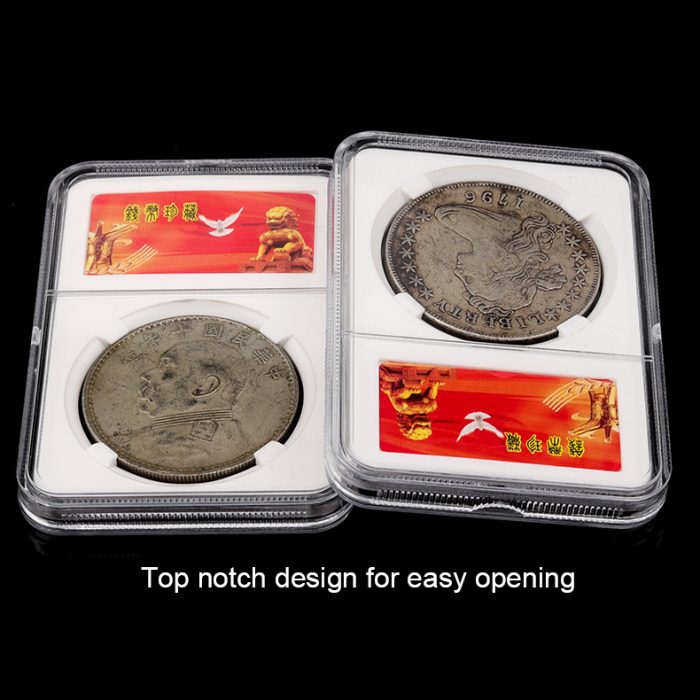 Plastic Coin Slab Display Holder Storage Case for Morgan Peace PCGS NGC Rating Box - Image 6