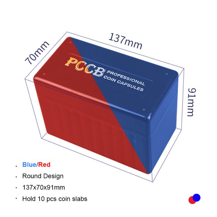 Premier Coin Holder Organizer Boxes with 10 Slots Acrylic Coin Slab Storage Box Case for NGC, PCGS - Image 4