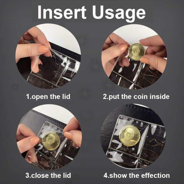 10 sheets/pack 7 Holes PVC Material Coin Sheet Insert Collecting Coins 35 Pockets 35mm x 29mm - Image 6