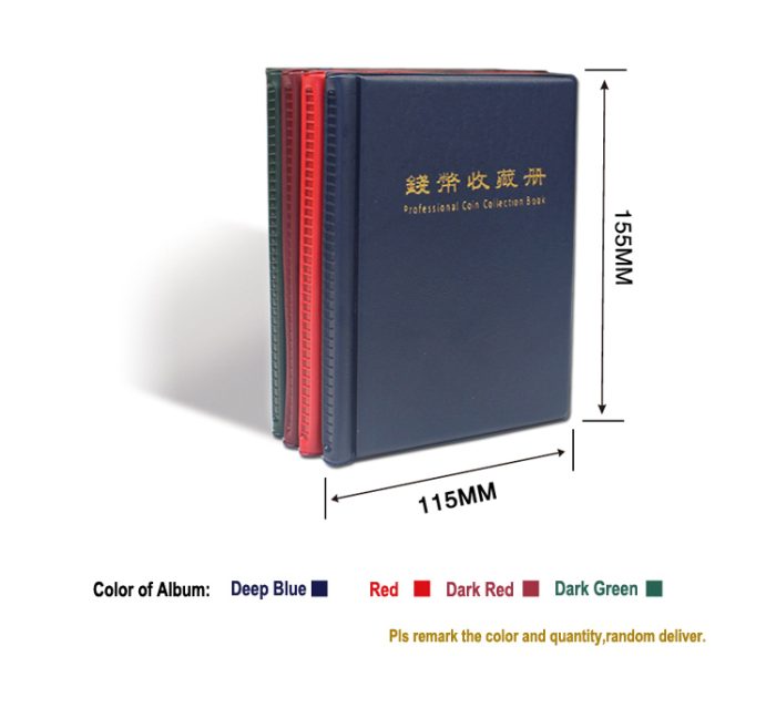 60 Pockets Coin Book – Coin Collection Holder Album For Collectors With 10 Sheets 45×42 mm Office Supplies - Image 6