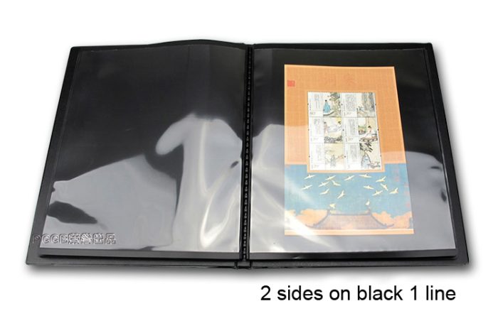 PCCB Stamp Collecting Album, Heat-pressing 1 Row Inserts Stamp Banknote Book for Collectors 10 Sheets Stamp Booklet - Image 3