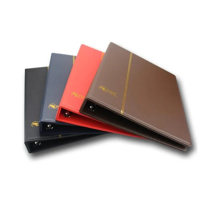 Standard Stamp Paper Money Flip Booklet Faux Leather Cover Stamp Album-Dimension 320 x 255MM