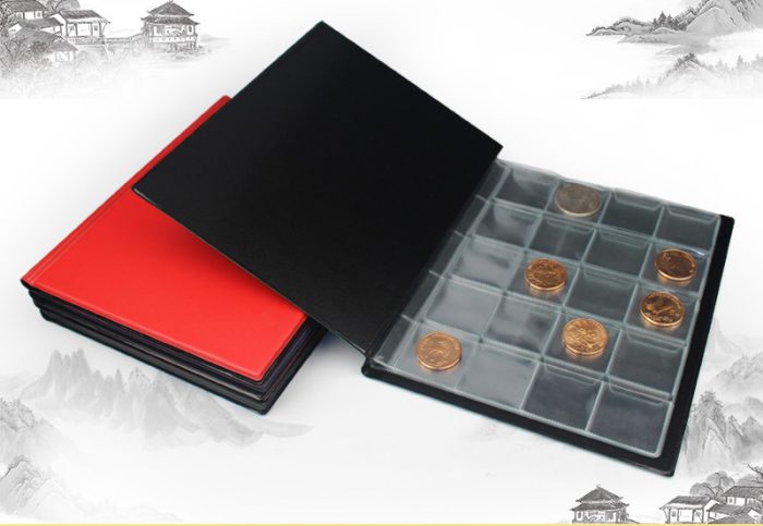 200 Pockets Cheap Coin Album – Coin Collection Holder Book For Collectors With 10 Sheets 43 x 42 mm