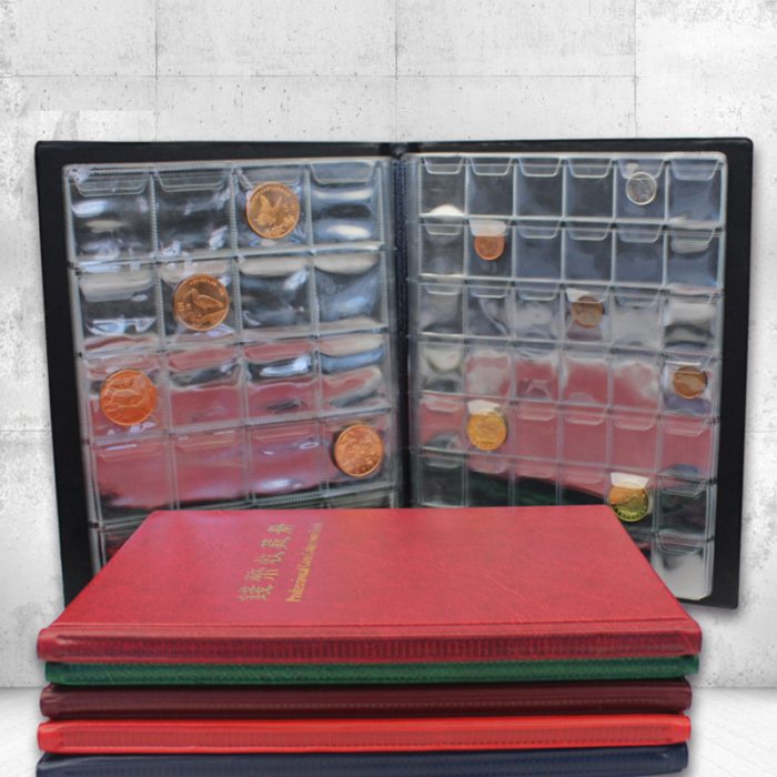 310 Pockets Coin Collection Book Holders For Collectors, 10 Mixed Sheets Coin Collecting Album Storage Organizer Supplies