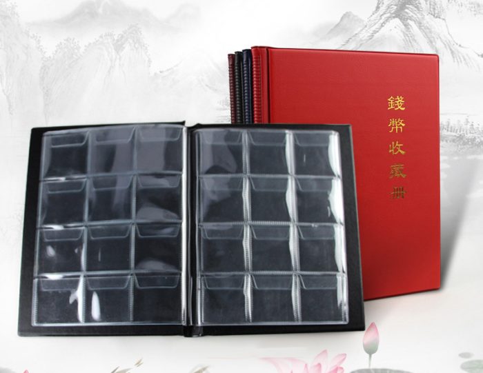 120 Pockets Coin Booklet – Cheap Coin Collection Holder Album For Collectors With 10 Sheets 45×43 mm Office Wholesales