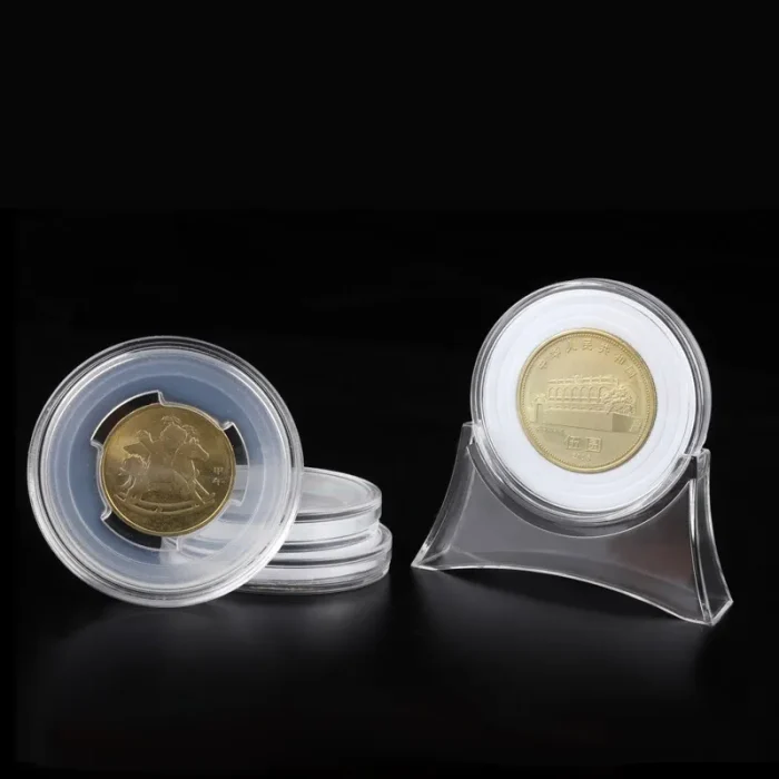 Mini Easel Stand Coin Display Stand Tabletop Challenge Coin Holder Display Stands for Coin Adjustable Collector Holders