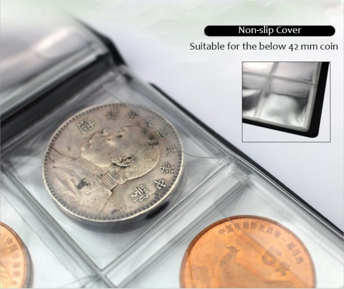 60 Pockets Coin Book – Coin Collection Holder Album For Collectors With 10 Sheets 45×42 mm Office Supplies - Image 3