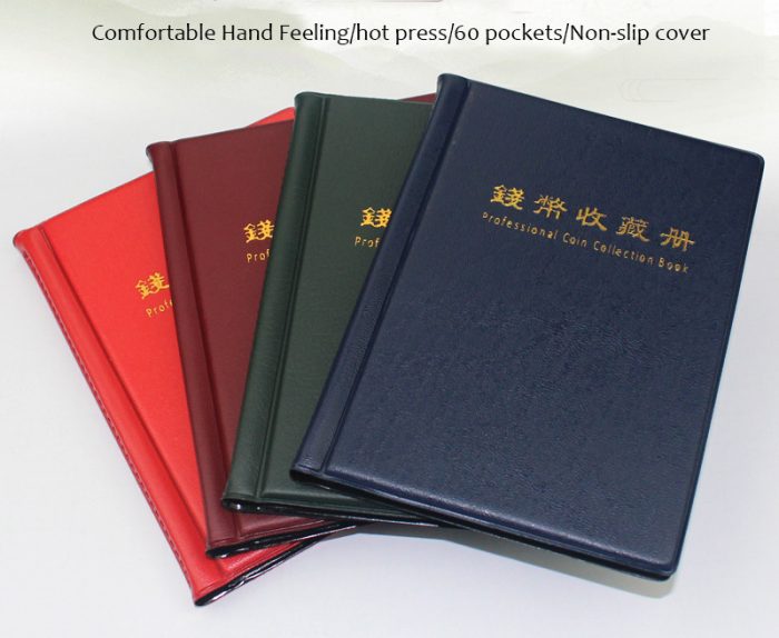 60 Pockets Coin Book – Coin Collection Holder Album For Collectors With 10 Sheets 45×42 mm Office Supplies - Image 4