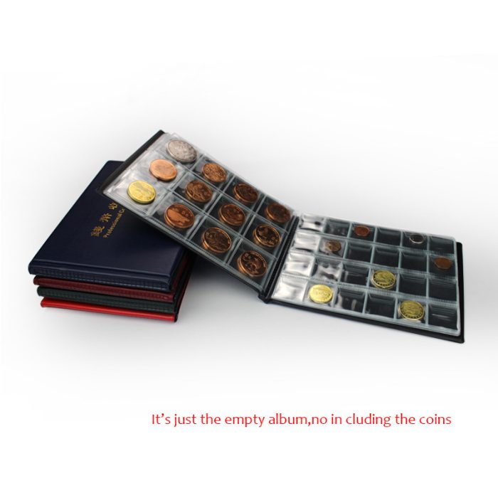 180 Assorted Pockets Coin Collection Album Supplies - Coin Collecting Holders Book Storage With PVC 10 Pages - Image 4