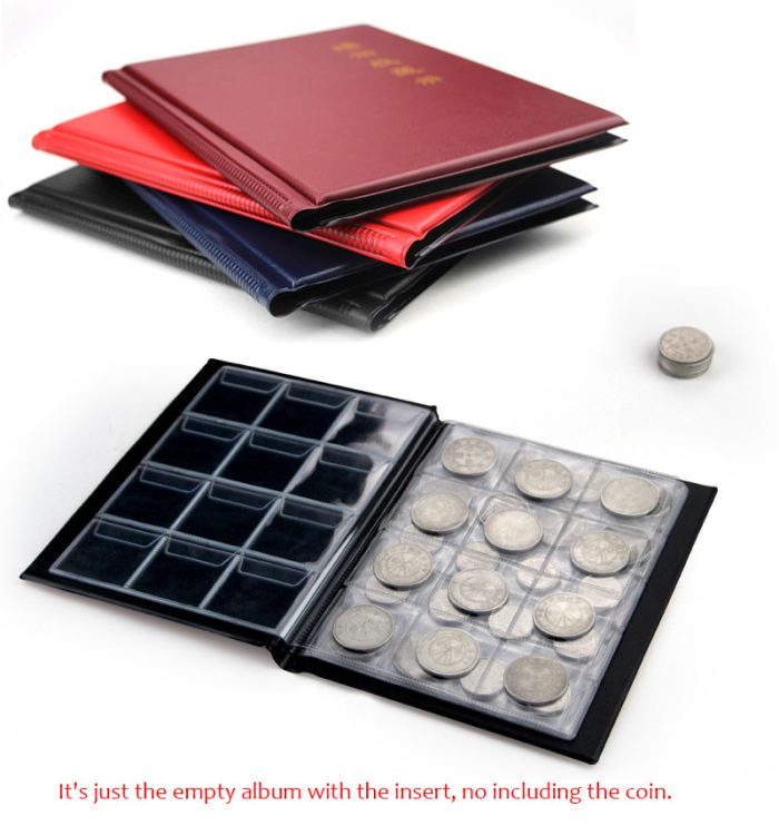 120 Pockets Coin Booklet – Cheap Coin Collection Holder Album For Collectors With 10 Sheets 45×43 mm Office Wholesales - Image 4