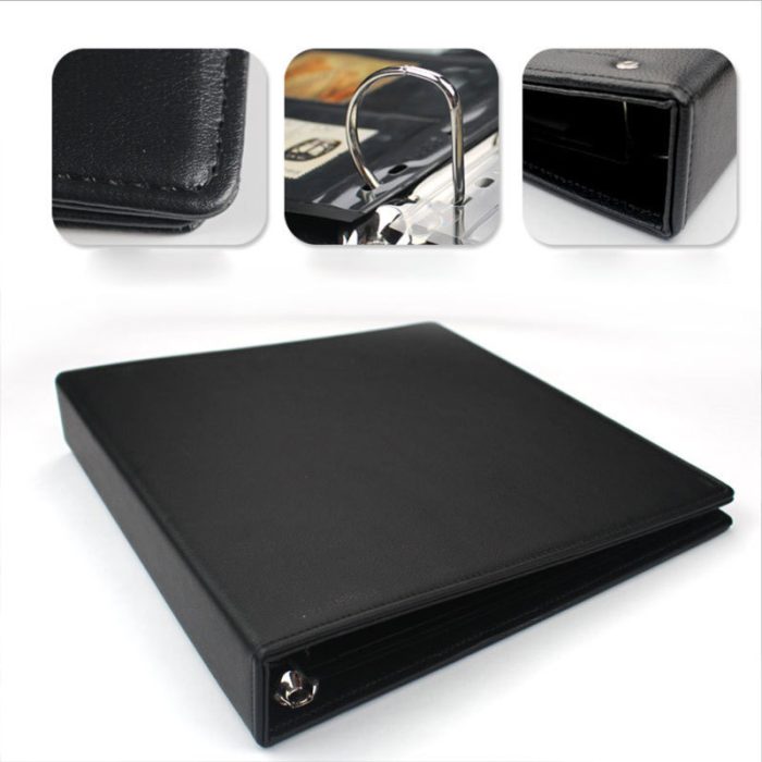 Widen Stamp Paper Money Flip Book Faux Leather Cover Stamp Collection Album-Dimension 325 x 305MM - Image 5