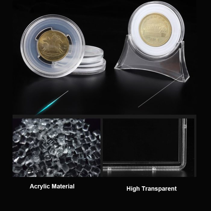 Mini Easel Stand Coin Display Stand Tabletop Challenge Coin Holder Display Stands for Coin Adjustable Collector Holders - Image 4