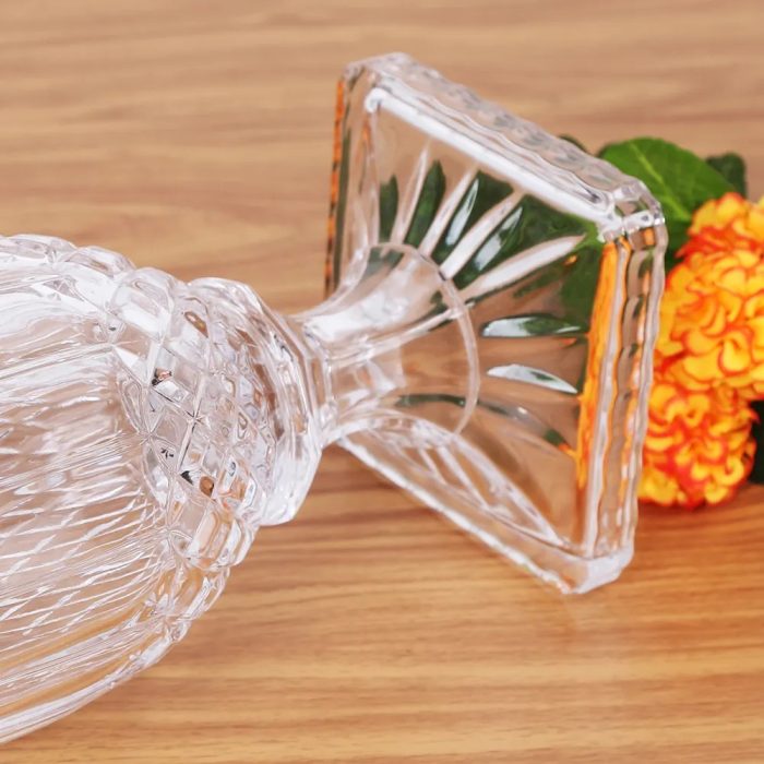 13inch Crystal Glass European Style Design Floral Vase For Wedding | Table | Home Decoration - Image 4