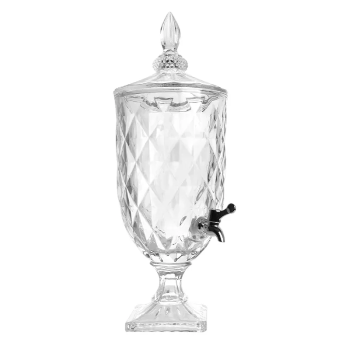 5L Transparent Drink Dispenser With Plastic Tap - Image 6