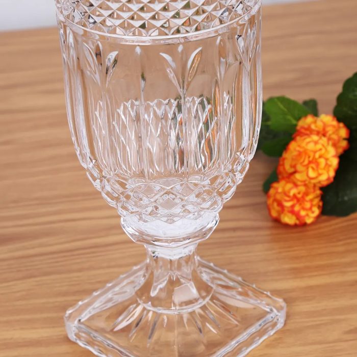 13inch Crystal Glass European Style Design Floral Vase For Wedding | Table | Home Decoration - Image 6