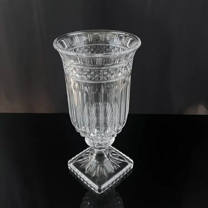 13inch Crystal Glass European Style Design Floral Vase For Wedding | Table | Home Decoration - Image 7
